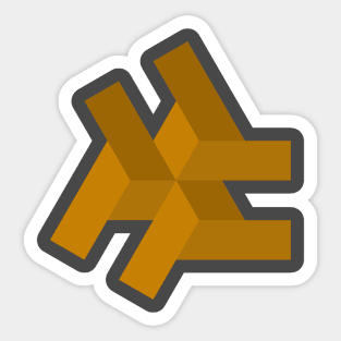 Orange Mind Sticker